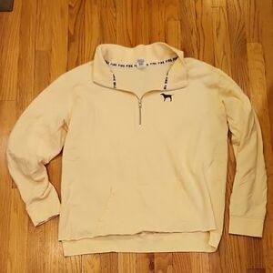 Yellow Quarter-Zip Pullover